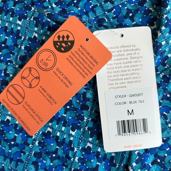 Gottex Golf Shirt Mock Zip Pullover - Picture 5 of 8